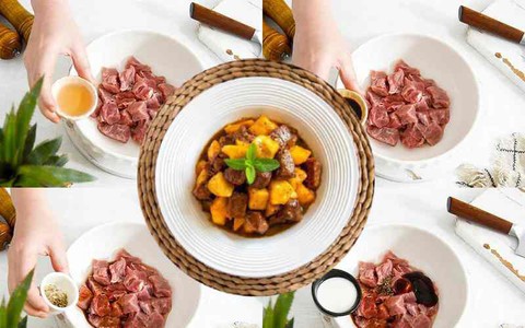Bò sốt dứa chua ngọt cho bữa tối ngon cơm