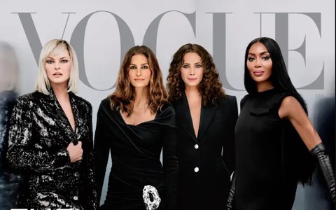 Những siêu mẫu đầu tiên hội ngộ trên bìa Vogue sau 33 năm
