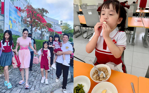 Con gái đại gia đi học mẫu giáo: Nhà toàn sơn hào hải vị, đến trường ăn món giản dị bất ngờ