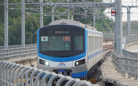 Sáng nay, tàu metro chạy một mạch từ ga Bến Thành đến ga Suối Tiên