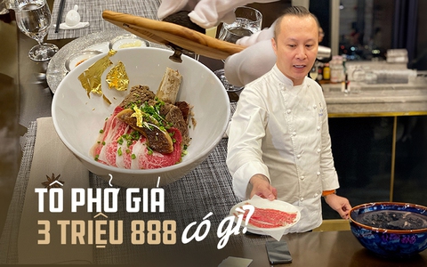 Món phở đắt nhất Việt Nam gần 1 triệu đồng chính thức bị "soán ngôi" bởi tô phở giá gần 4 triệu vừa xuất hiện