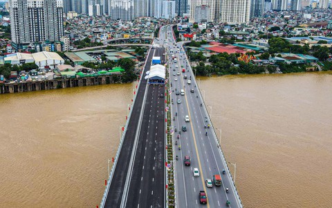 Hà Nội thông xe cầu Vĩnh Tuy 2 trị giá hơn 2.500 tỷ đồng