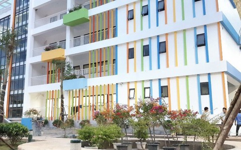 Ngôi trường mầm non công lập mới ở quận Cầu Giấy: Tổng diện tích gần 4.000m2, đầy đủ các phòng chức năng cho trẻ học