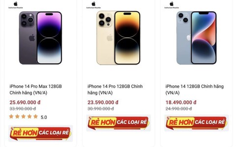 Trước giờ iPhone 15 ra mắt, loạt iPhone đời cũ đua nhau giảm giá