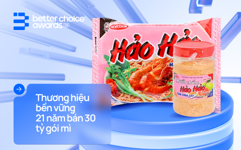 Thương hiệu bền vững gọi tên Hảo Hảo: 21 năm bán 30 tỷ gói mì, lập kỷ lục Việt Nam
