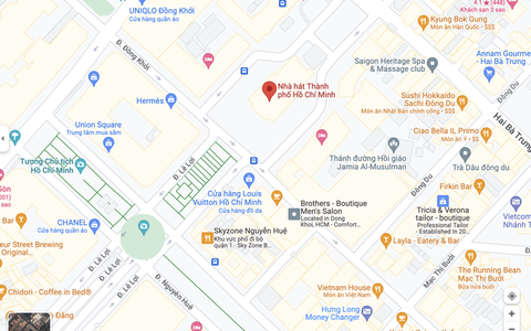 Tối mai, cấm phương tiện lưu thông vào đoạn đường phía trước Nhà hát TPHCM