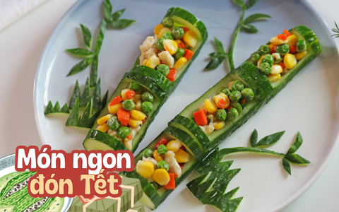 2 món Tết siêu ngon: Tre tài lộc, sườn phú quý cho bữa tiệc đầu xuân