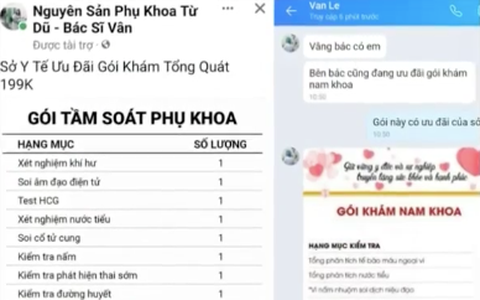 Mạo danh Sở Y tế TP Hồ Chí Minh “tung” gói khám giảm giá