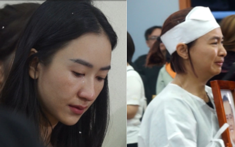 Lễ đưa tang ca sĩ Huỳnh Vũ Thạch: Vợ khóc nghẹn ôm di ảnh, Hà Thu và dàn sao tiễn biệt