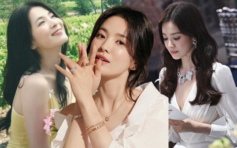 Kiểu tóc của Song Hye Kyo: Xoăn nhẹ bồng bềnh, buộc hay búi gọn đều đẹp tựa nàng thơ