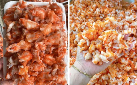 Chị em đua nhau mua thịt đầu tôm sú - món Tết hot rần rần trên các chợ online