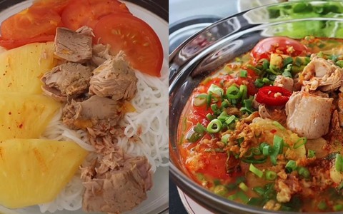 Cách làm món bún cá ngừ nhanh gọn, đơn giản nhưng lại vô cùng bắt miệng