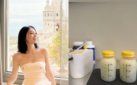 Hé lộ máy hút sữa đắt đỏ nàng dâu hào môn Linh Rin dùng cho ái nữ, hút kiệt và kích sữa cho mẹ bỉm