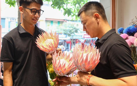 Gần 1 triệu đồng/bông, hoa lạ vẫn hút khách dịp 20/10