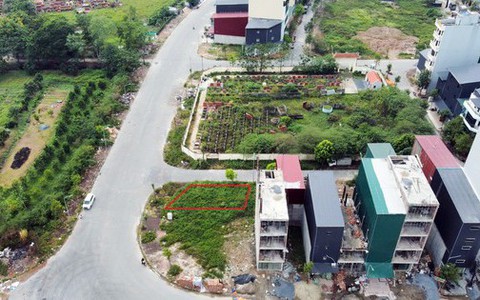 Cận cảnh lô đất ‘view’ nghĩa trang trúng đấu giá 262 triệu đồng/m2 ở Hà Nội