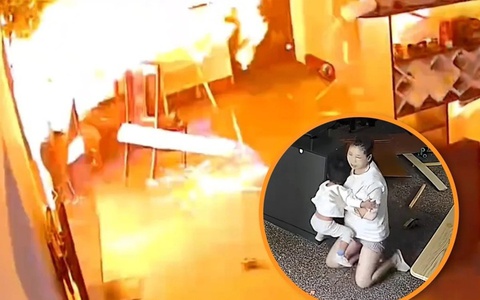 Mẹ bỏng nặng vẫn cố gắng cứu con 2 tuổi thoát khỏi vụ nổ khí gas