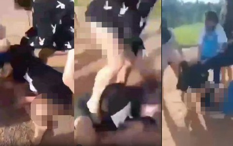 Bé gái 13 tuổi nghi bị đánh hội đồng, lột hết quần áo giữa đường