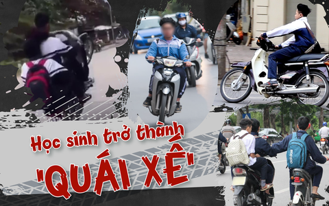 Học sinh trở thành "quái xế": Cha mẹ bao che, nhà trường dung túng