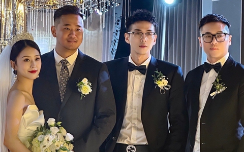 Phù rể có khí chất "tổng tài" khiến dân mạng rần rần truy tìm danh tính, ngỡ ngàng khi biết tuổi thật