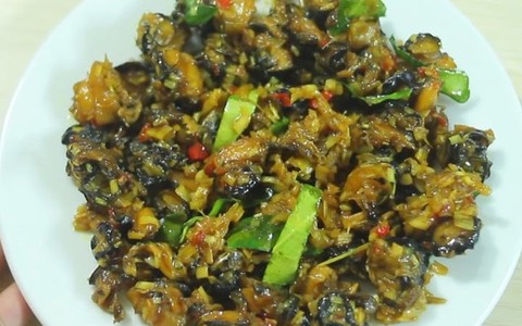 Cách làm ốc xào sả ớt ngon đơn giản