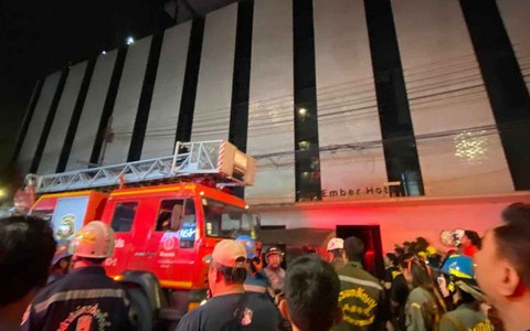 Cháy khách sạn ở trung tâm Bangkok khiến 10 người thương vong, hầu hết là khách nước ngoài