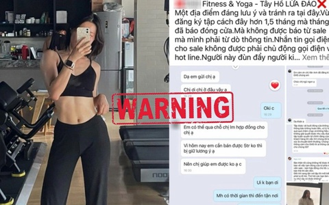 Một cơ sở fitness tại Tây Hồ bất ngờ đóng cửa không thông báo khiến hội chị em "điêu đứng", có người mất luôn thẻ tập 2 năm