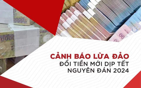 Đổi tiền lẻ, tiền mới để lì xì dịp Tết Nguyên đán: Vi phạm pháp luật và tiềm ẩn nhiều rủi ro
