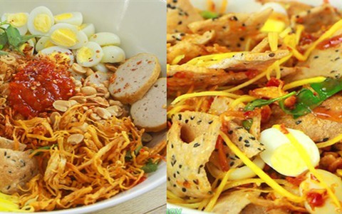Cách làm món bánh đa trộn đơn giản, ngon miệng