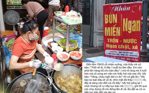 Chủ quán bún ngan Nhàn lên tiếng sau vụ lùm xùm:  "Chị không chửi khách, chẳng hiểu sao sự việc lại thành ra như thế"