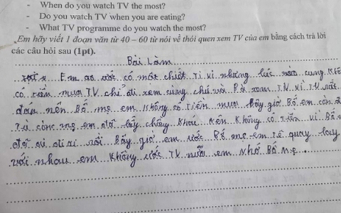 Bài kiểm tra "đau lòng" nhất hôm nay: Sai ngay từ yêu cầu đầu tiên nhưng vẫn khiến ngàn người rơi nước mắt