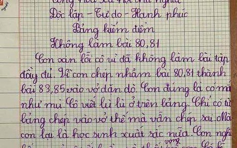 Bản kiểm điểm "hot" nhất MXH: Chữ viết đẹp đẽ, lời lẽ thống thiết đầy chân thành nhưng càng đọc càng thấy có điều gì "sai sai"