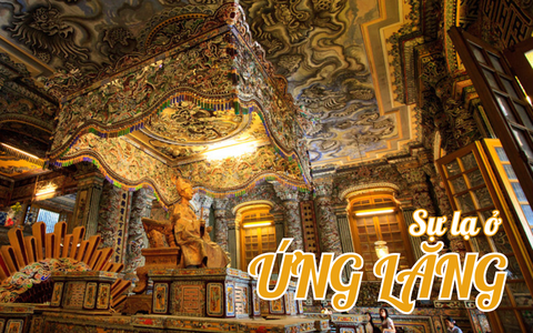 Kỳ lạ bức tranh được vẽ bằng chân trong lăng vua Khải Định, cả trăm năm "không phải quét mạng nhện"