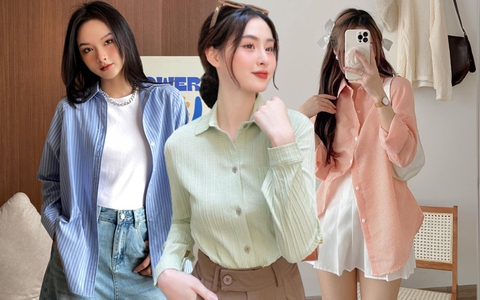 8 mẫu sơ mi kẻ dưới 300k, trẻ trung và tôn dáng giúp mặc đẹp cả tuần 