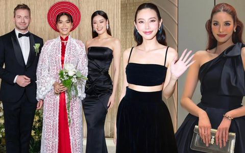 Mỹ nhân Việt "giải bài" dresscode của Minh Tú xuất sắc: Ai cũng đẹp 10 điểm nhưng không "ô dề" lấn lướt cô dâu