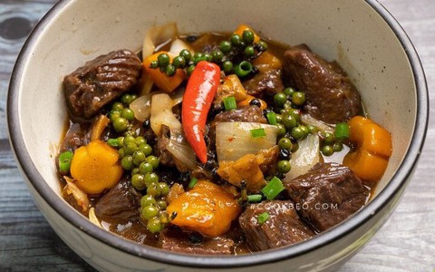 Cách làm bò kho tiêu đơn giản tại nhà