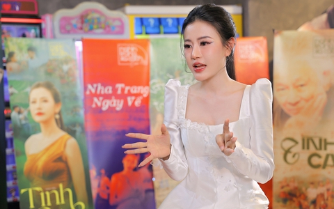 Ca sĩ Diệu Hà mang đàn piano nửa tấn lên đỉnh núi quay MV