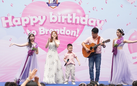 Ngày sinh nhật đầy sắc màu và cảm xúc tại Tiểu học Brendon