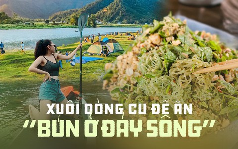Không chỉ có cá đối cồi, mứt biển, mì Quảng mới là đặc sản, gia đình nào nghỉ lễ ở Đà Nẵng nhớ ghé bờ Cu Đê thưởng thức "bún ở đáy sông" có 1 không 2
