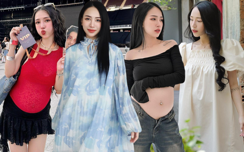 Ái nữ đại gia Minh Nhựa: Bầu tròn xoe vẫn cứ sành điệu, gọi là mẹ bỉm "slay" nhất đất Sài thành chẳng ngoa
