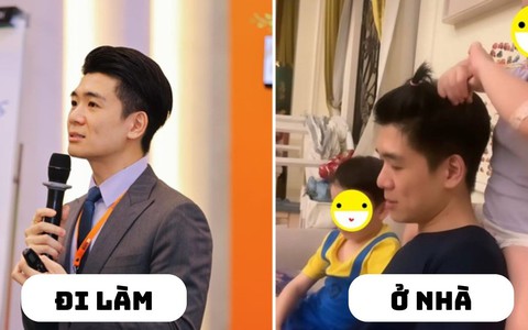 Anh chồng Hoa hậu Đỗ Mỹ Linh làm bố đơn thân, có cú "xả vai" cực đỉnh khi về nhà