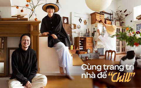Hai vợ chồng mua căn nhà nhỏ có ban công, tự trang hoàng và tạo ra "tổ ấm cực chill"