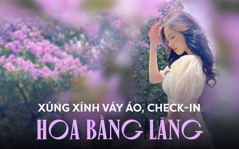 Check-in chuẩn "nàng thơ" cùng hoa bằng lăng: Diện váy áo thế nào để cứ giơ máy lên là có ảnh đẹp?
