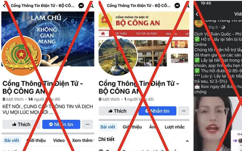 Giả mạo cổng thông tin Bộ Công an để giăng bẫy lừa đảo