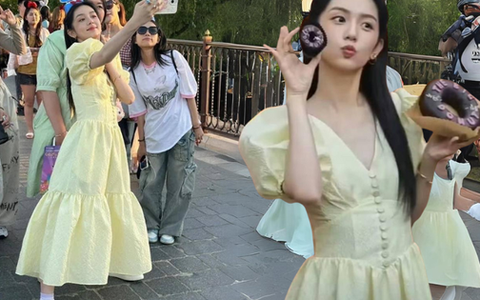 Cô gái được ví như công chúa Disneyland Thượng Hải hóa ra là "tiểu hoa" đang hot xứ Trung