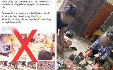 Sự thật sau bức ảnh "cụ bà ăn xin bị con cháu phát hiện có 9 bao tiền": Hoàn cảnh đáng thương, con gái mất tích từ lâu