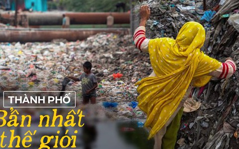 Thành phố "ô nhiễm nhất thế giới": Nơi người dân sống trên núi rác cao 60 mét, sinh tồn phụ thuộc vào rác thải