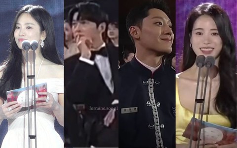 Khoảnh khắc "đắt giá" của 3 cặp đôi tại Baeksang 2024: Người "sượng trân" vì gặp vợ cũ, bên hạnh phúc cảm ơn bạn gái