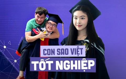 Con sao Việt mùa tốt nghiệp: Lọ Lem gây bão vì quá xinh đẹp, Bi Béo phổng phao cõng bố trên lưng "ngon ơ"