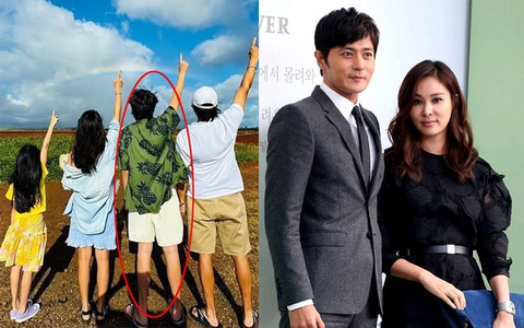 Con trai Jang Dong Gun lộ chiều cao gần 1m90, chiếm hết "spotlight" khi đứng cạnh ông bố tài tử