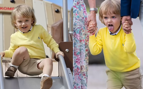 "Siêu quậy" Louis đã có đối thủ: Hoàng tử bé Julian của Thụy Điển gây sốt vì biểu cảm tinh nghịch đáng yêu